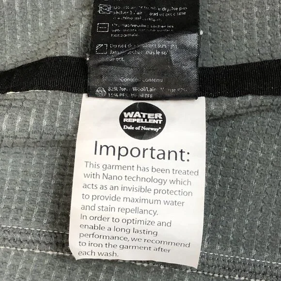 Dale of Norway Womens White Full Zip Weatherproof Nano Cardigan Sweater Size XL - Picture 10 of 14